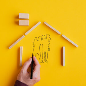 home ownership and insurance conceptual image